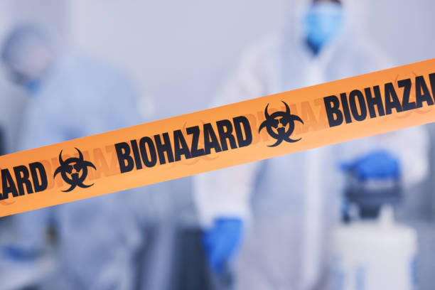 Professional Biohazard Cleanup technician working in Nashville, IL